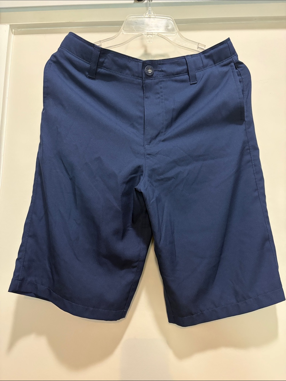 Under Armour Navy Performance Flat-Front Shorts